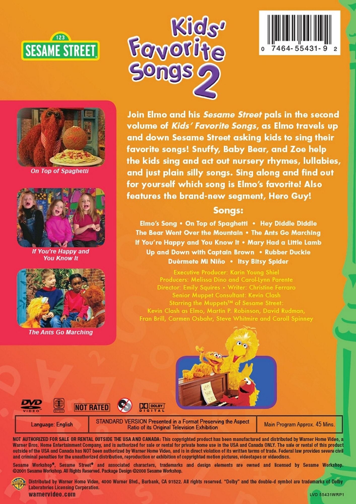 Sesame Street: Kids' Favorite Songs 2