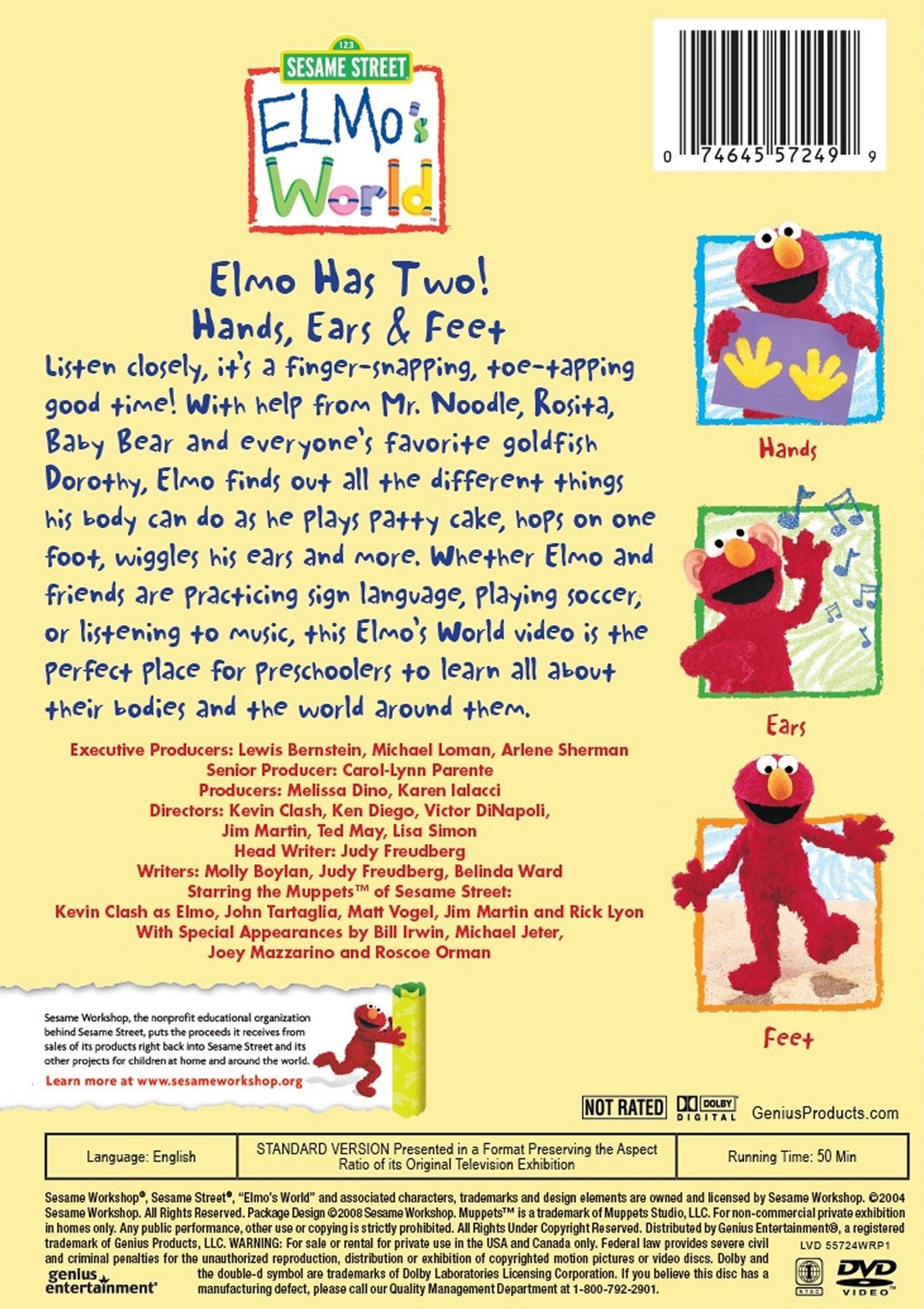 Elmo's World: Elmo Has Two! Hands, Ears & Feet