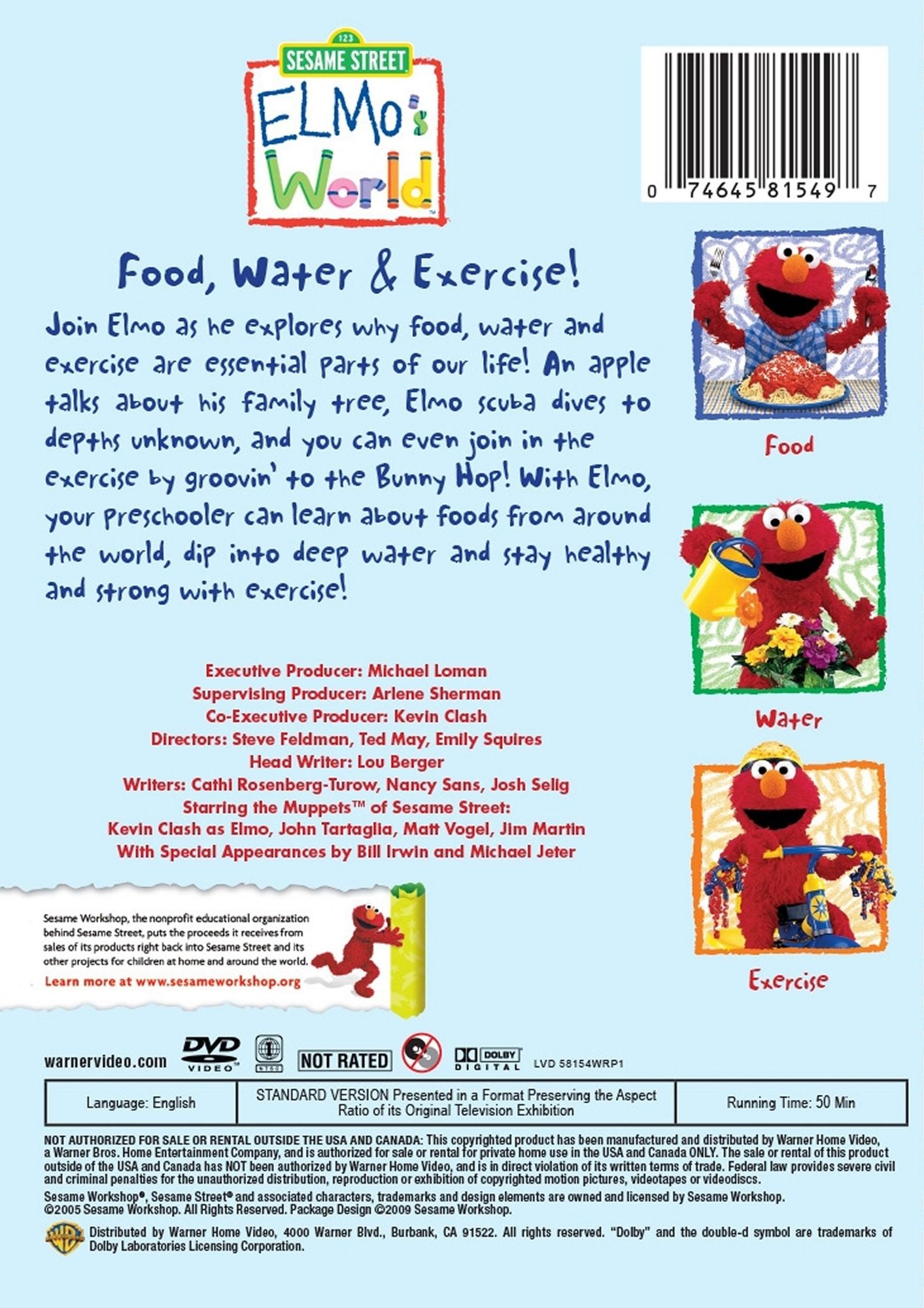 Sesame Street: Elmo's World - Food, Water and Exercise!