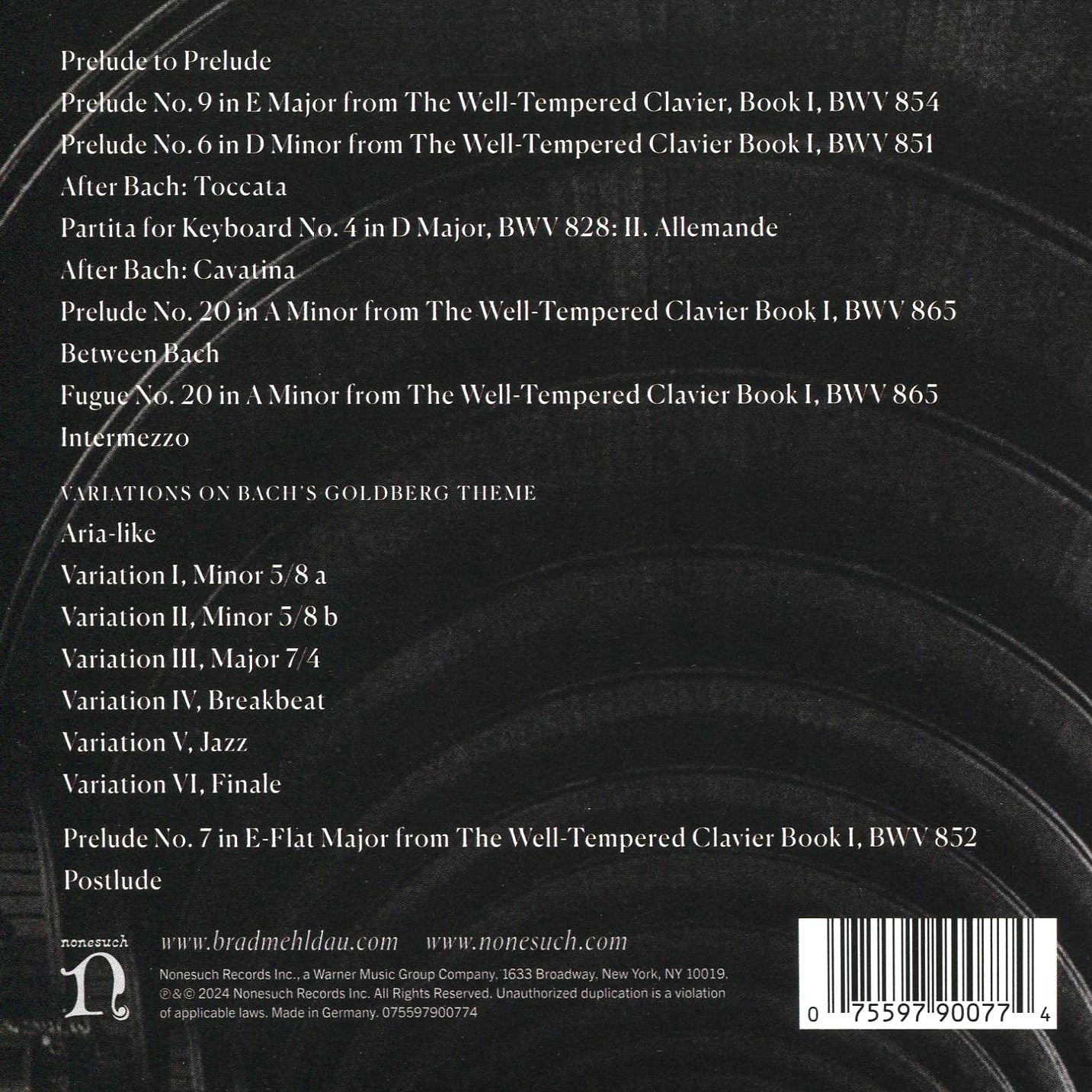 After Bach Ii (Brad Mehldau)