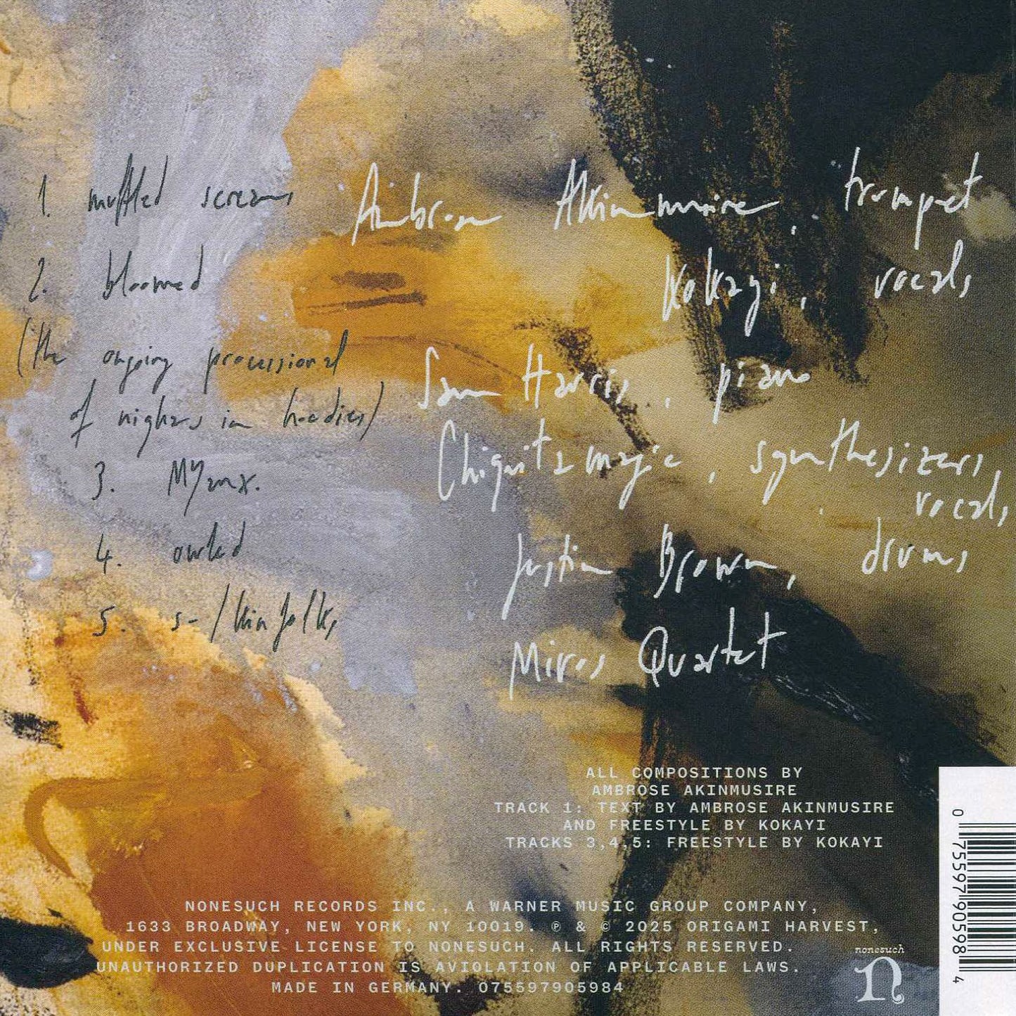Honey From A Winter Stone (Ambrose Akinmusire)