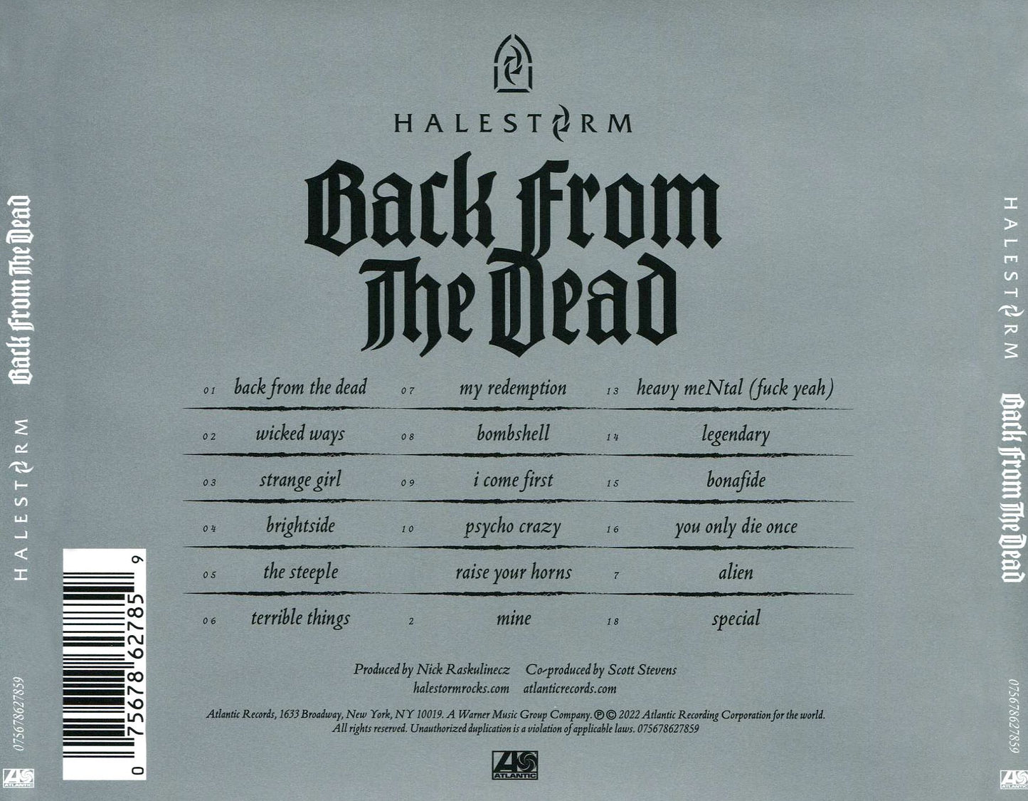 Back From The Dead (Halestorm)