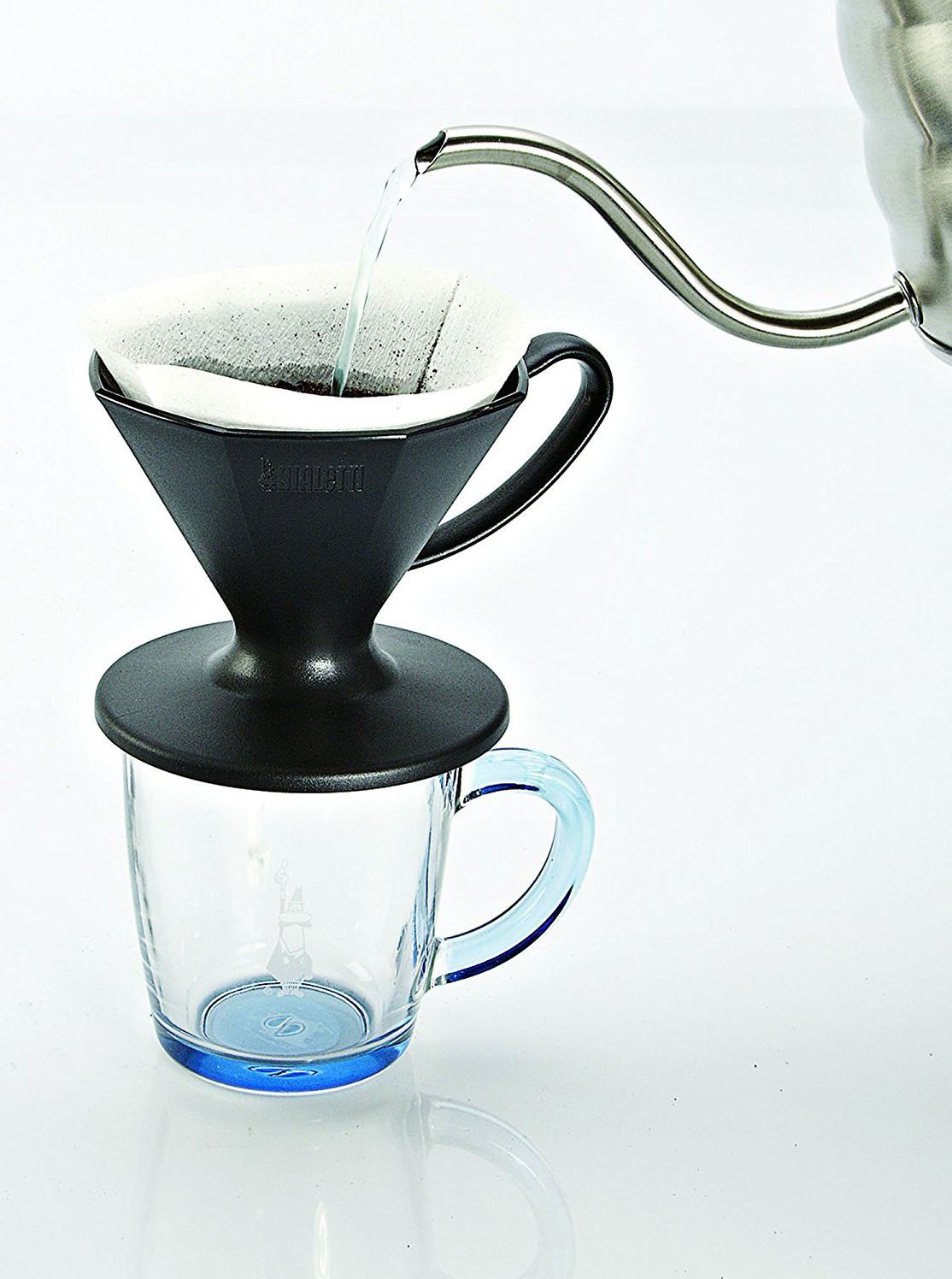 2 Cup Pour Over Coffee Maker Black