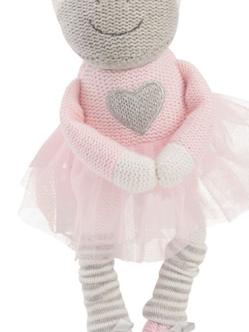 Knitted unicorn plush toy - 10"