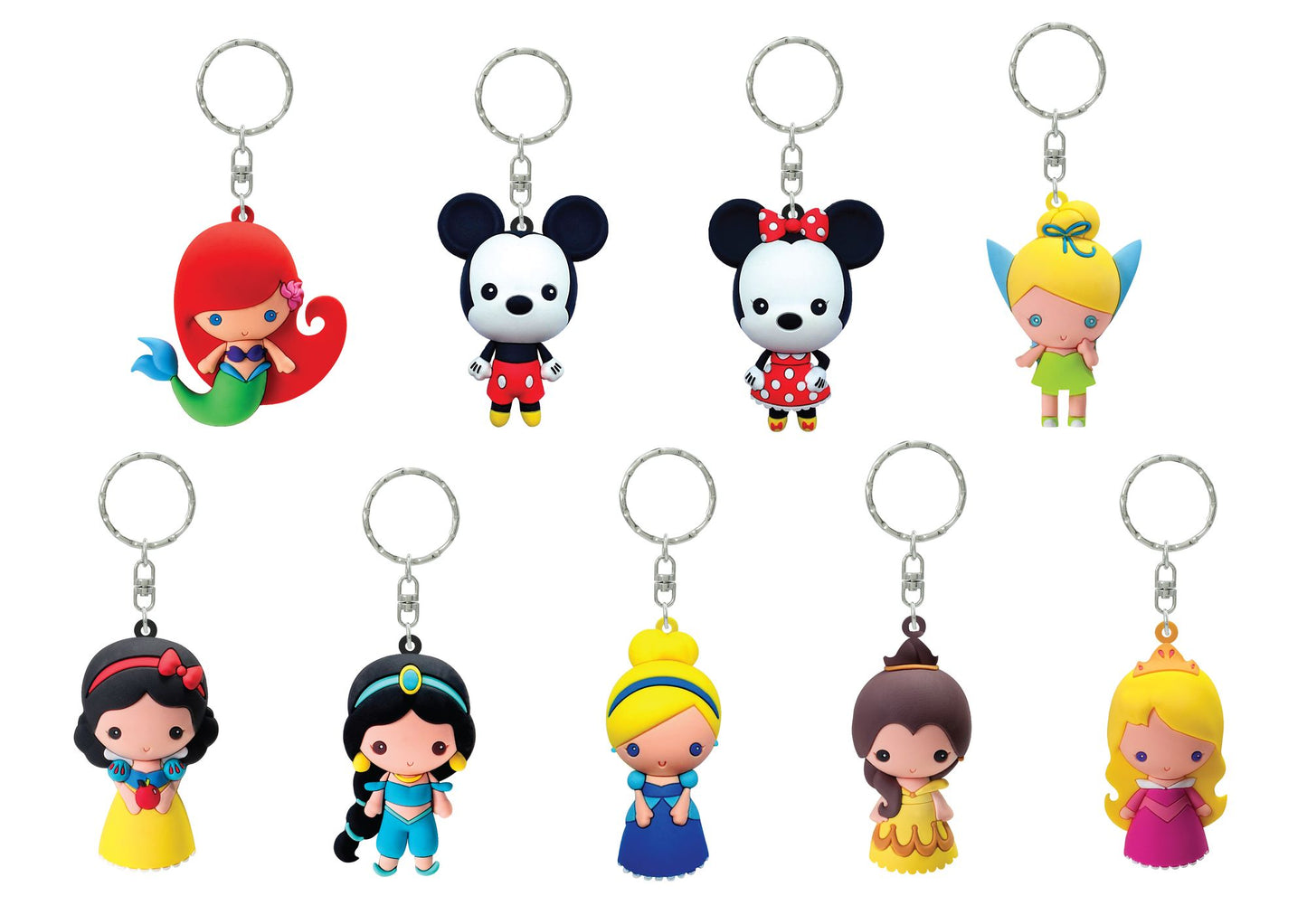 Disney 3D Foam Keyring Series 1