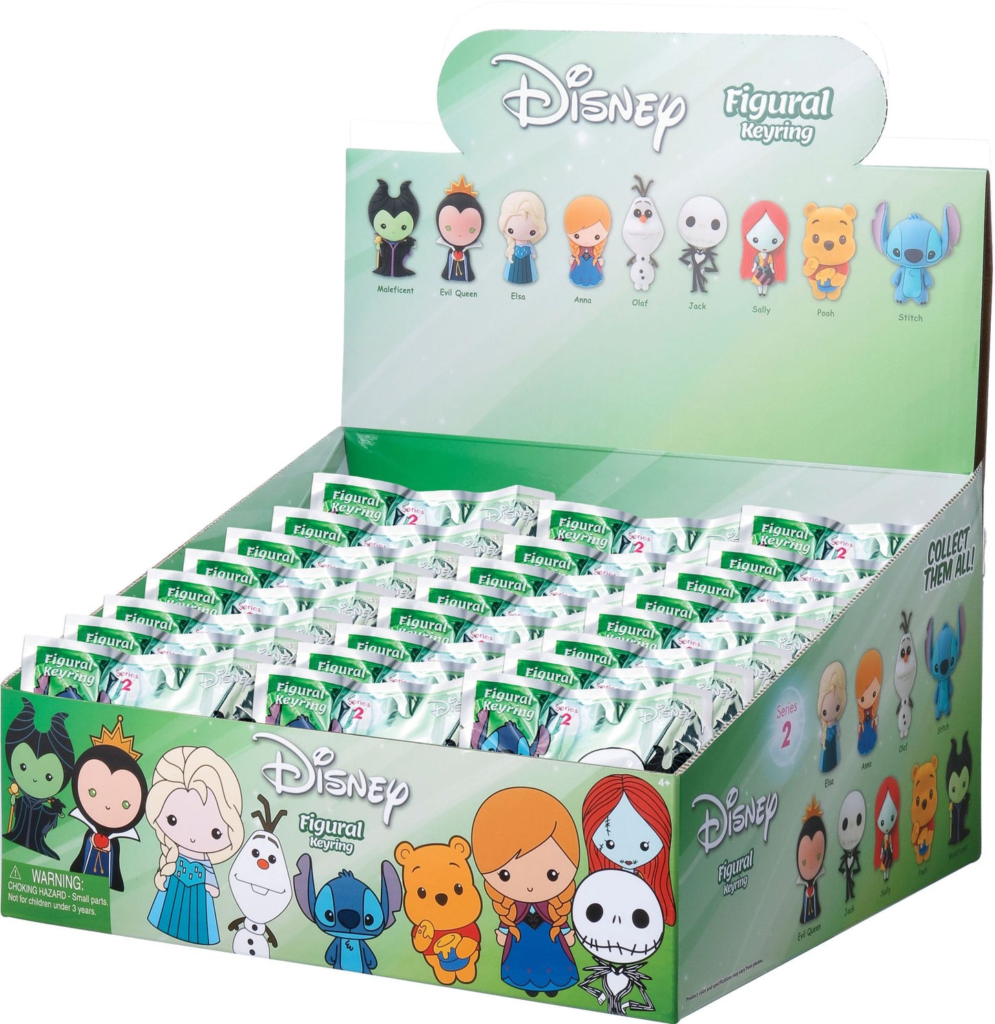 Disney 3D Foam Keyring Series 2