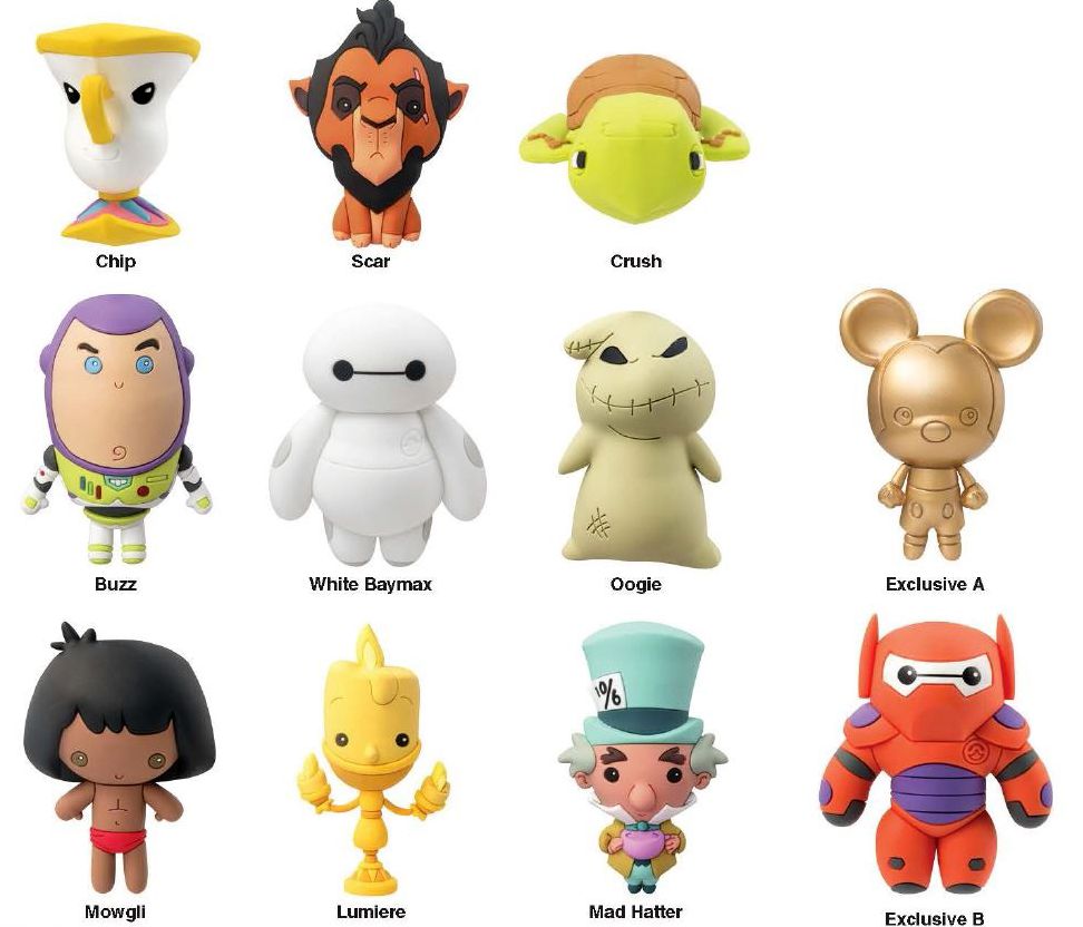 Disney 3D Keyring - Series 4