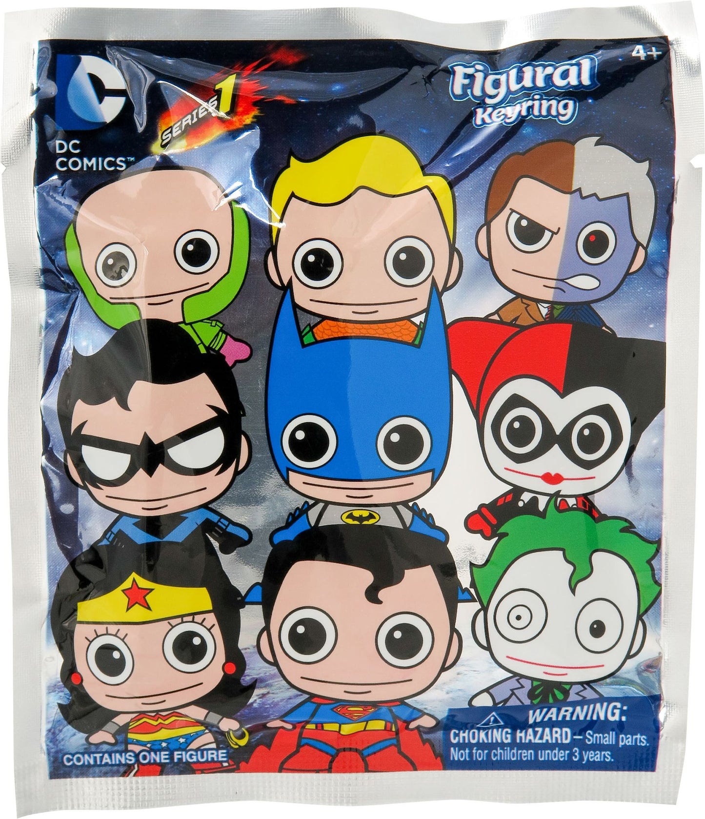 DC 3D Foam Keyring