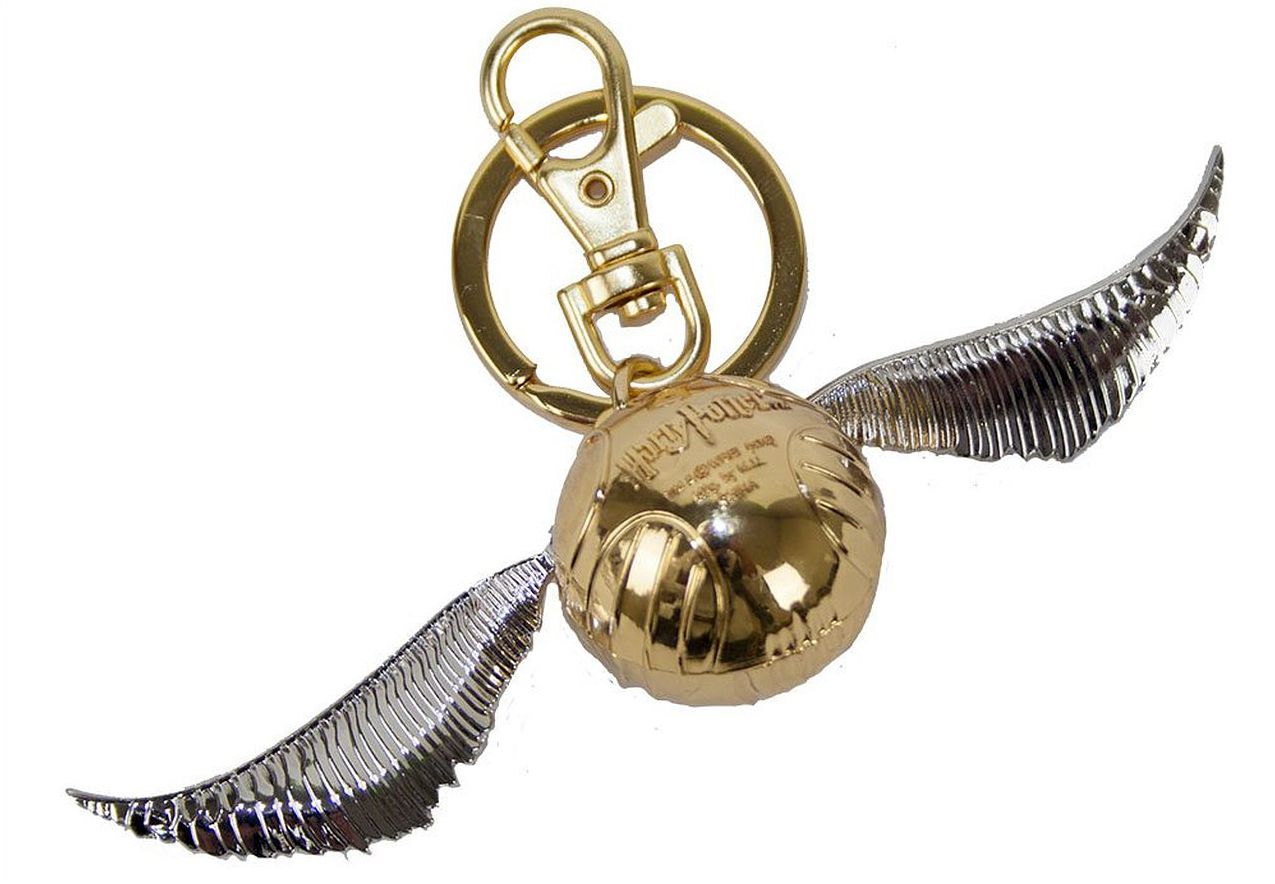 HP SNITCH PEWTER KEYRING
