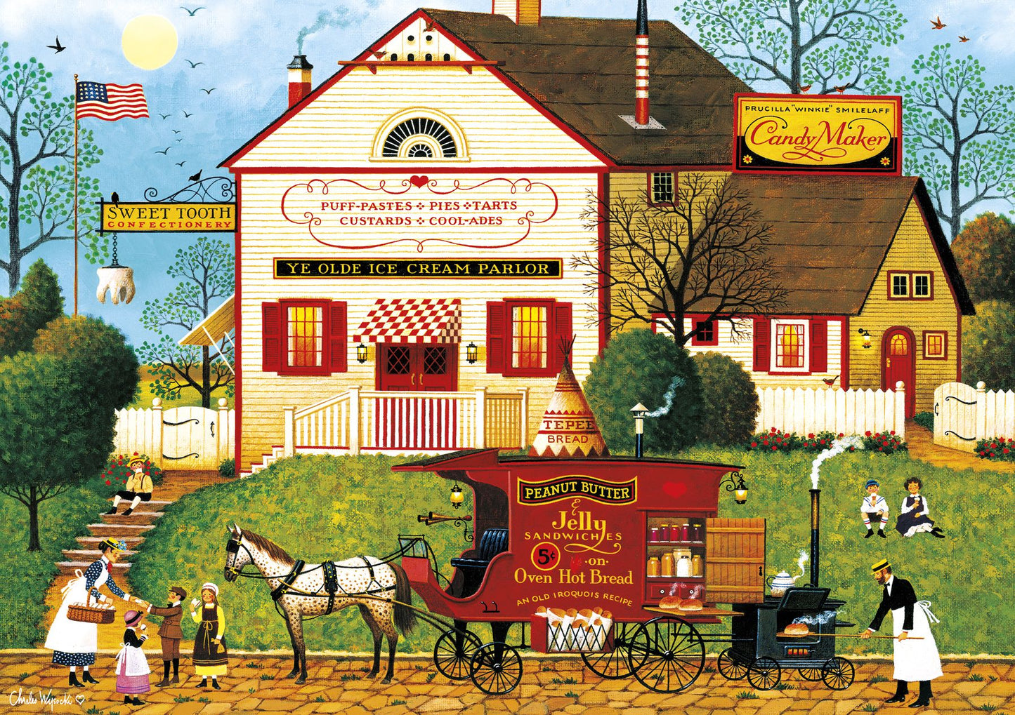 300pc Charles Wysocki: Sugar & Spice Puzzle
