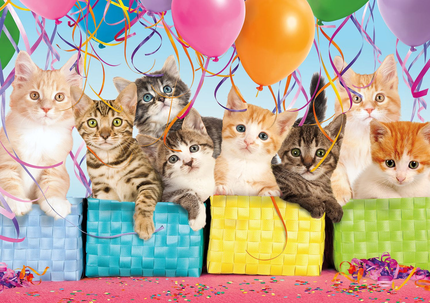 300LARGE ADORABLE ANIMALS: Kitten Surprise #2704