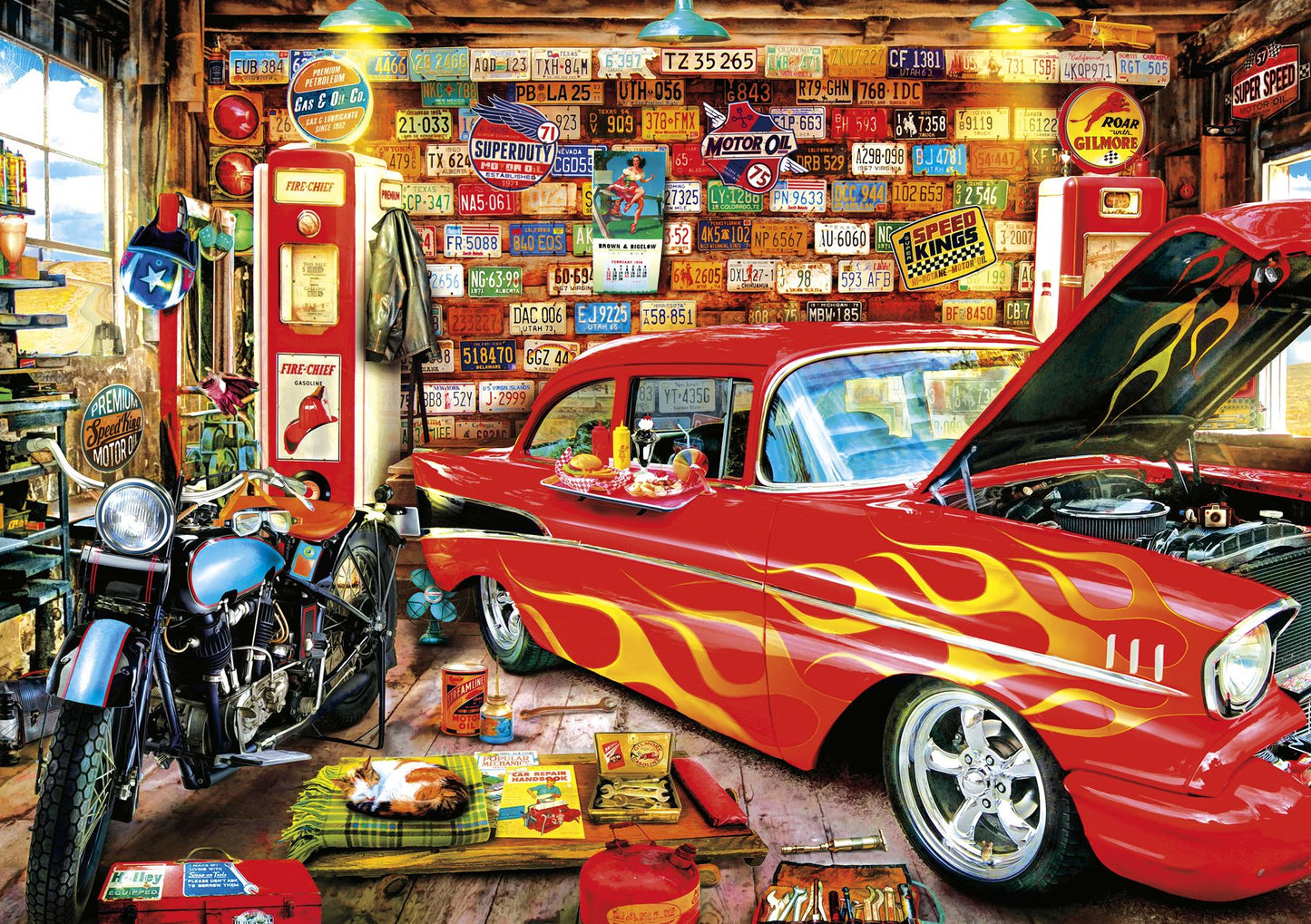 500pc Days to Remember: Retro Garage Puzzle