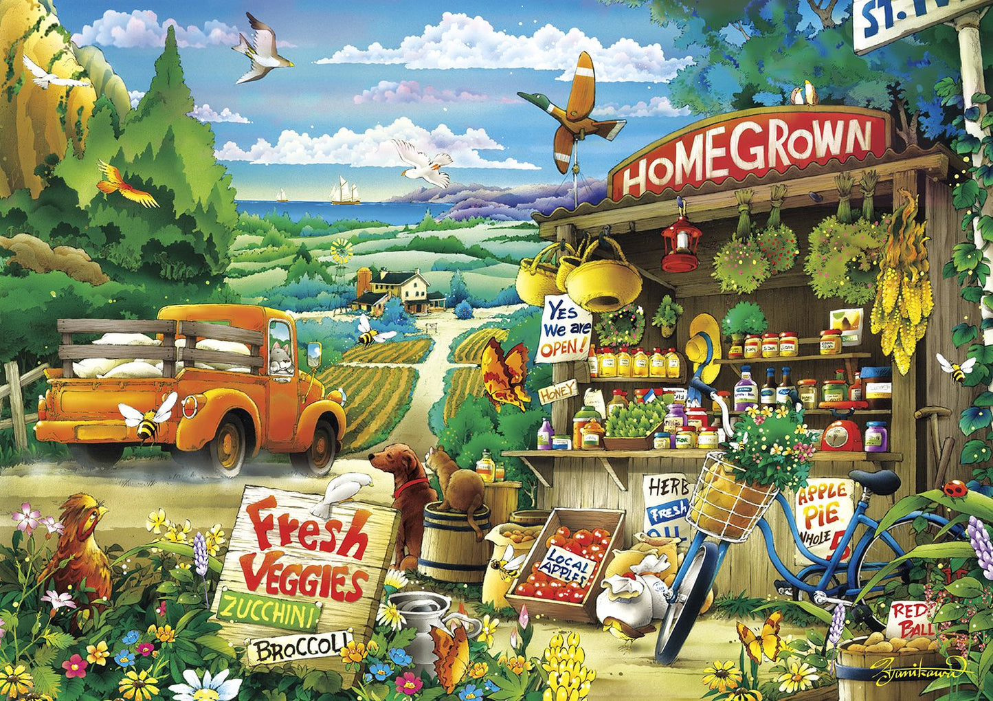500 DTR: Country Road Puzzle