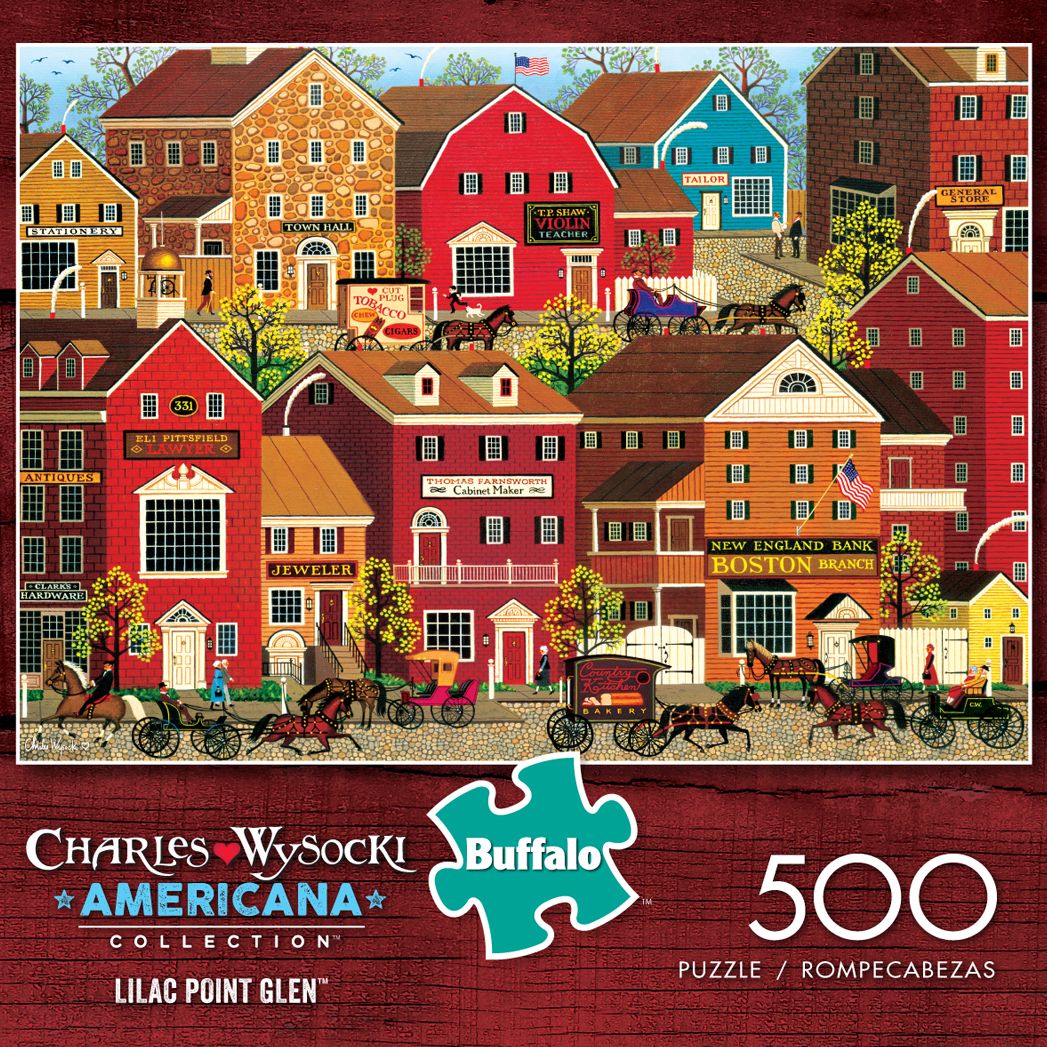 500PC AMERICANA: Lilac Point Glen Puzzle