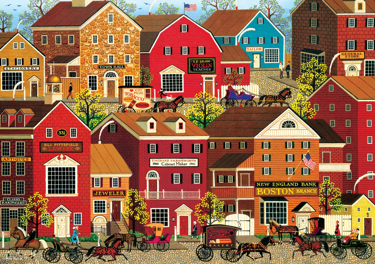 500PC AMERICANA: Lilac Point Glen Puzzle