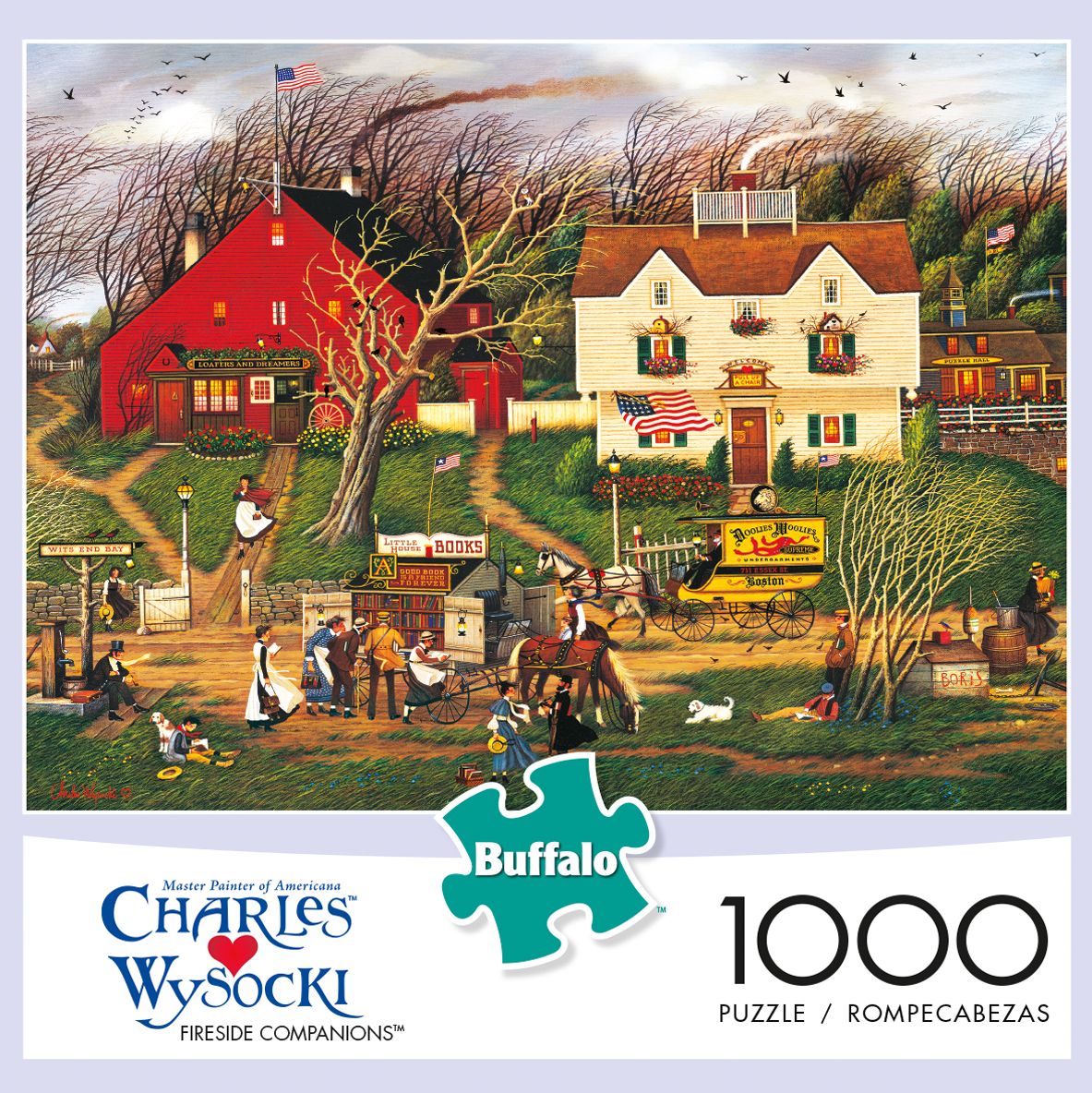 1000pc Charles Wysocki : Fireside Companions Puzzle