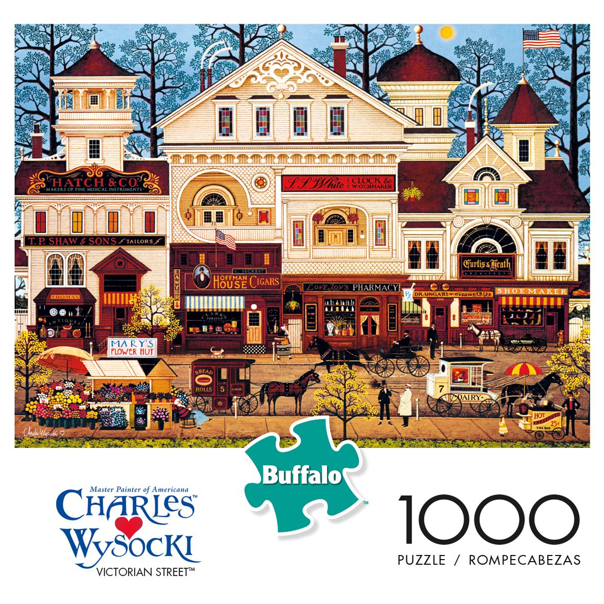 1000pc Charles Wysocki: Victorian Street Puzzle