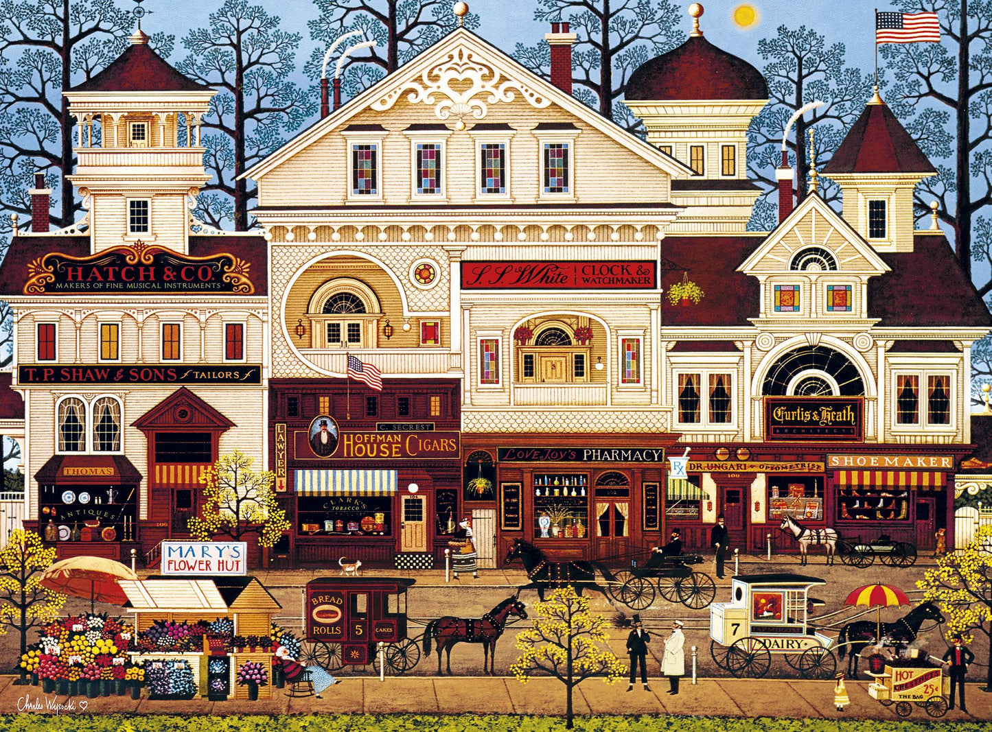 1000pc Charles Wysocki: Victorian Street Puzzle