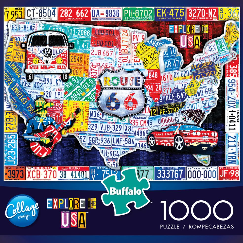 1000Collage Crazy: Explore the USA #11661