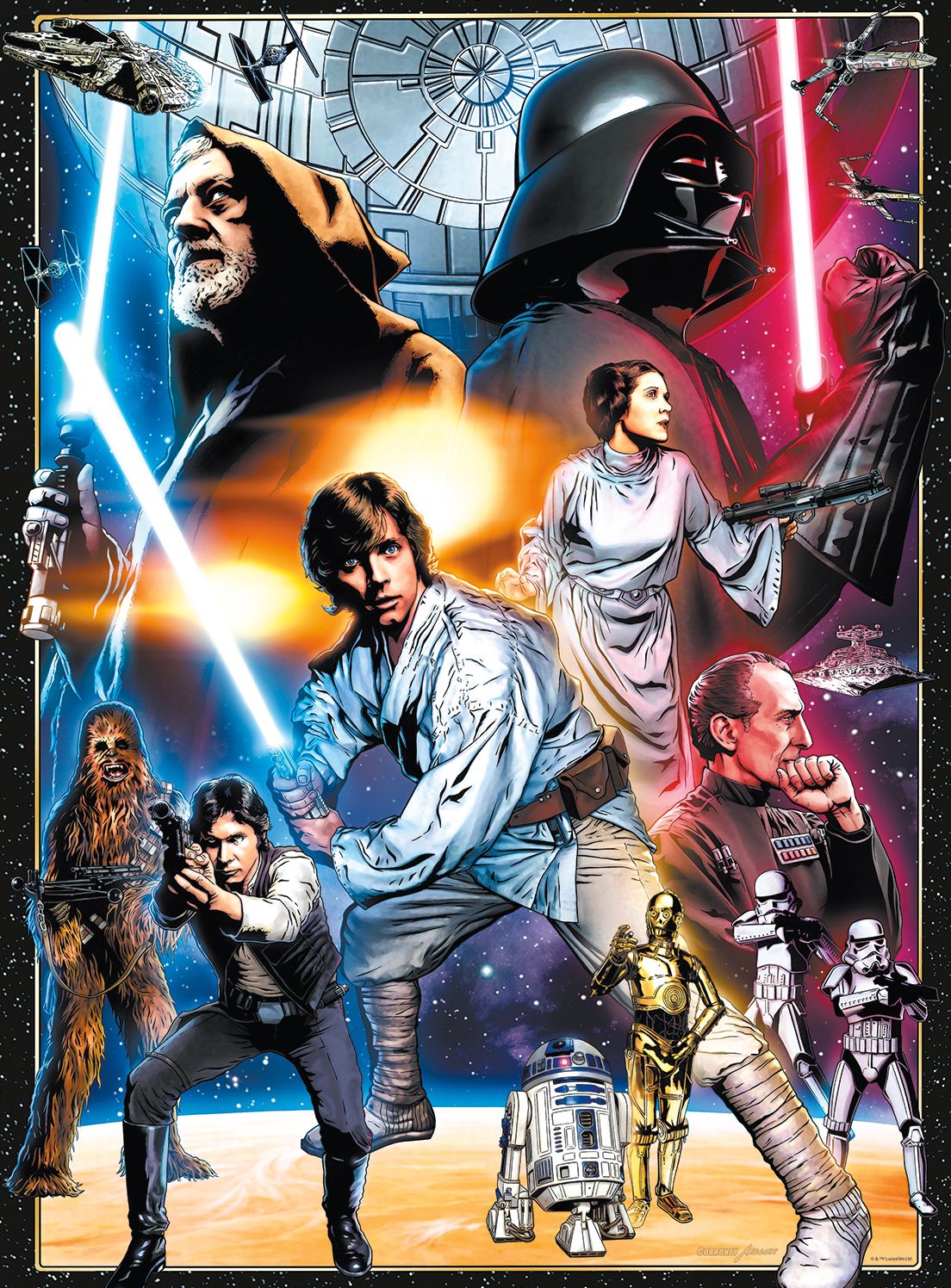 STAR WARS 1000pc Vintage Art: The Circle Is Now Complete Puzzle