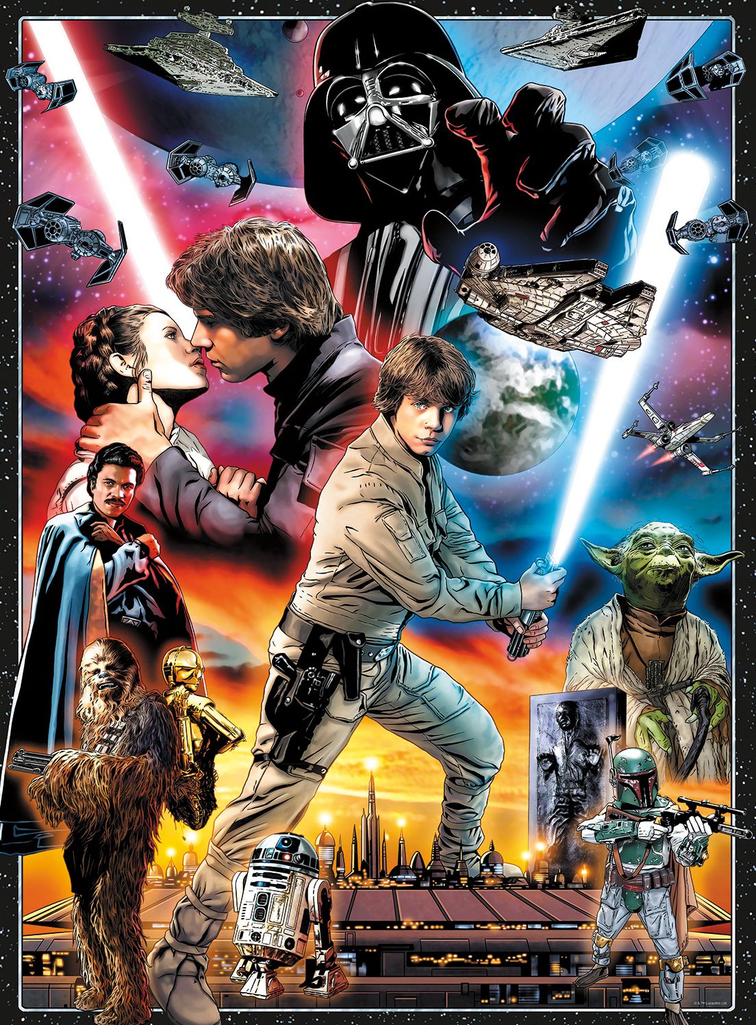 STAR WARS 1000pc Vintage Art: You'll Find I'm Full of Surprises Puzzle