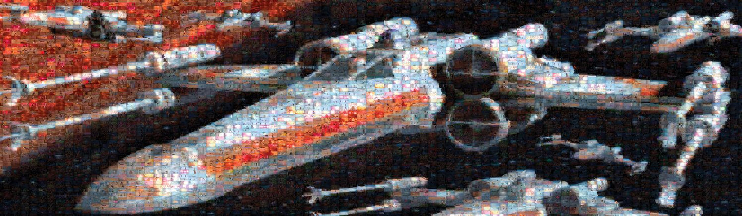 Star Wars 750 Panoramic - Rebel Assault Photomosaic Jigsaw Puzzle