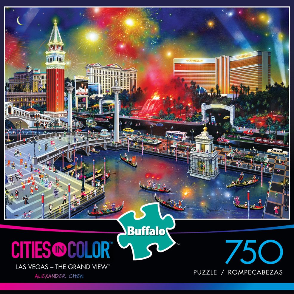 Cities in Color 750PC Las Vegas #17112
