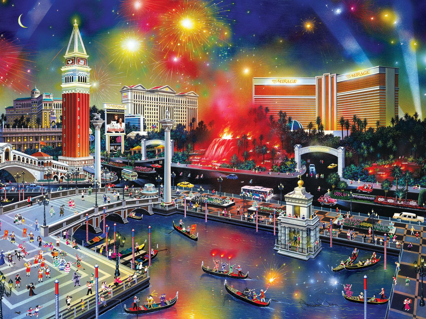 Cities in Color 750PC Las Vegas #17112