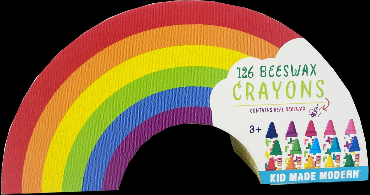 Rainbow Beeswax Crayons, 126 count