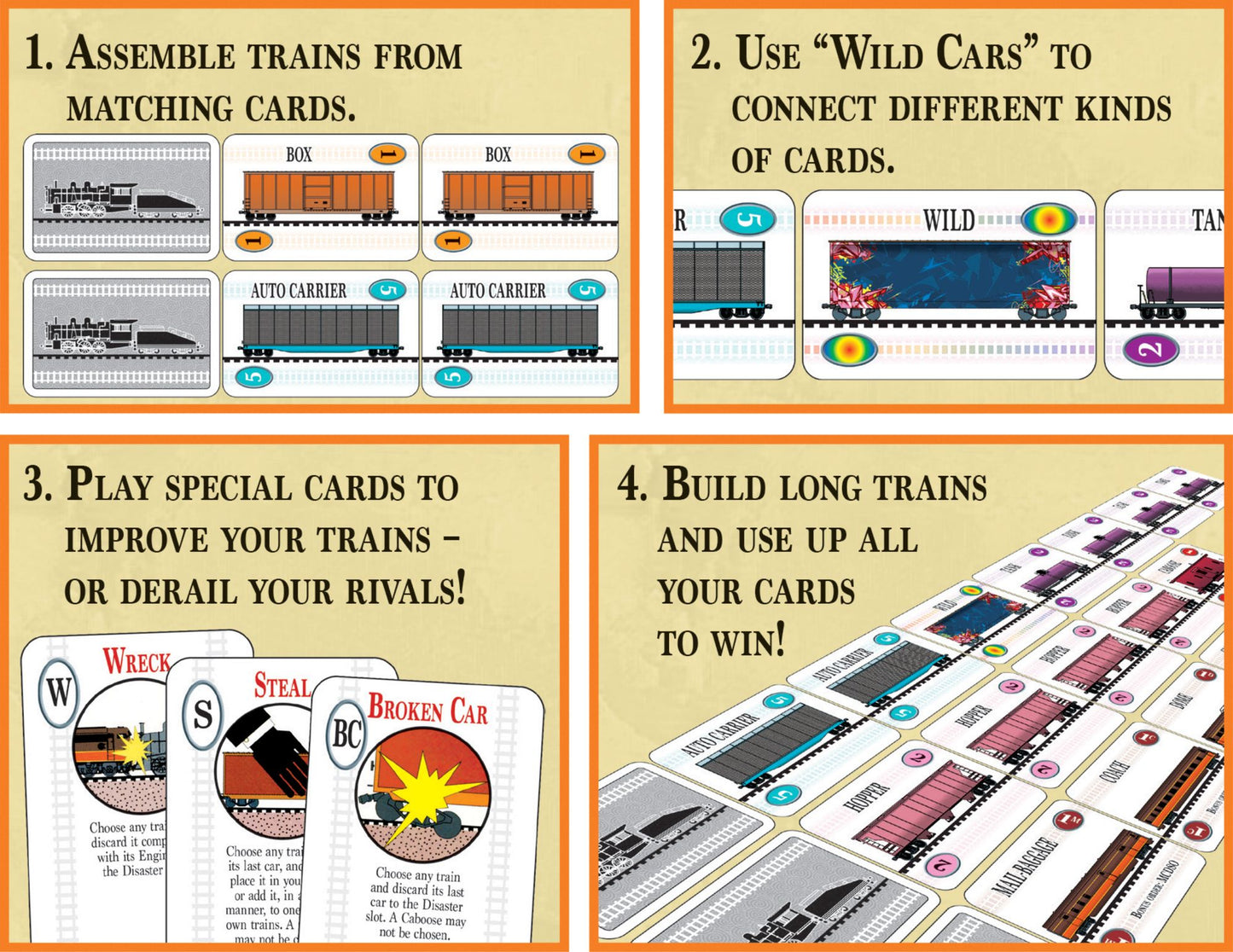Express The Railroad Card Game by Darwin Bromley