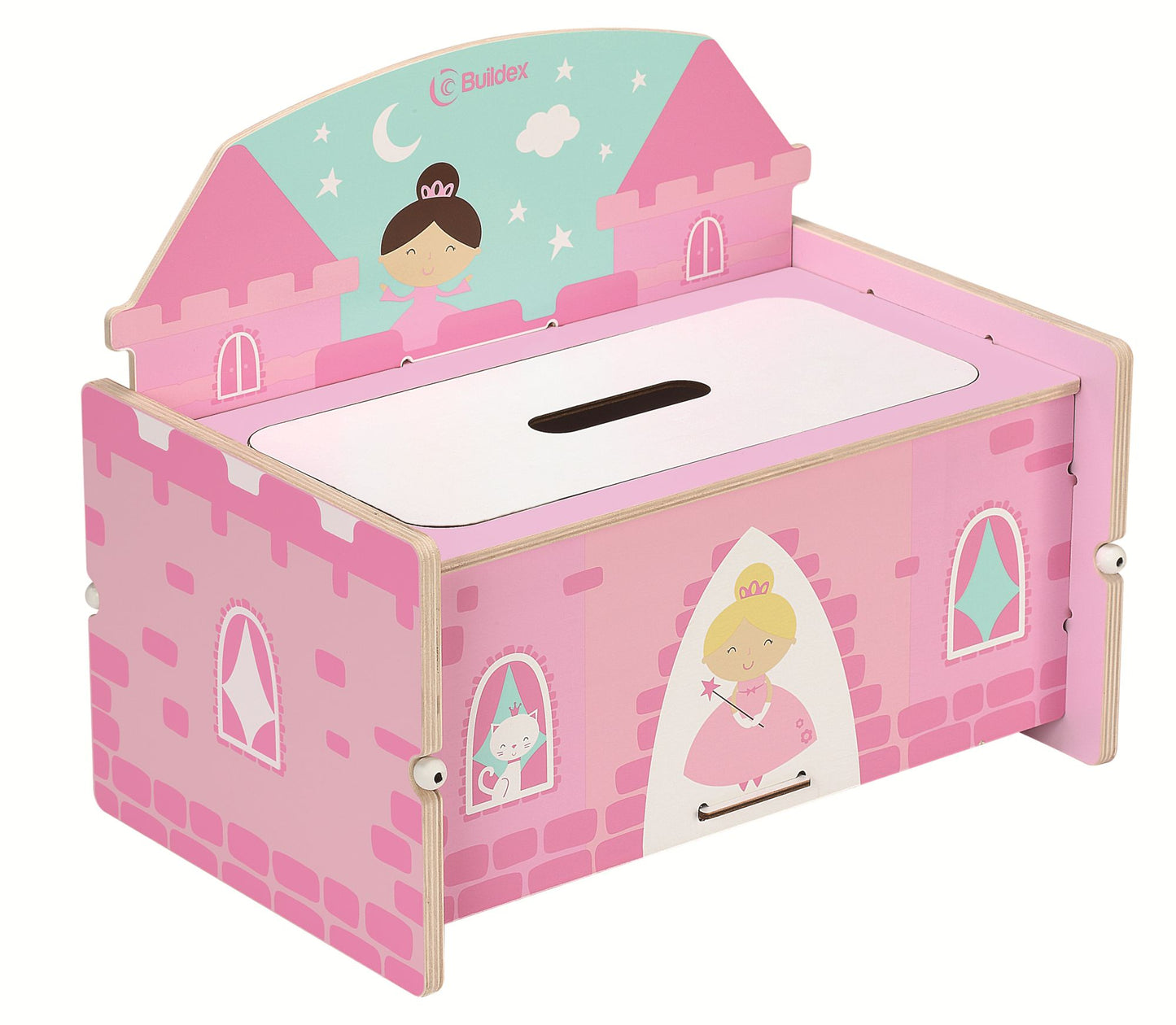 Princess Castle Storage Bench