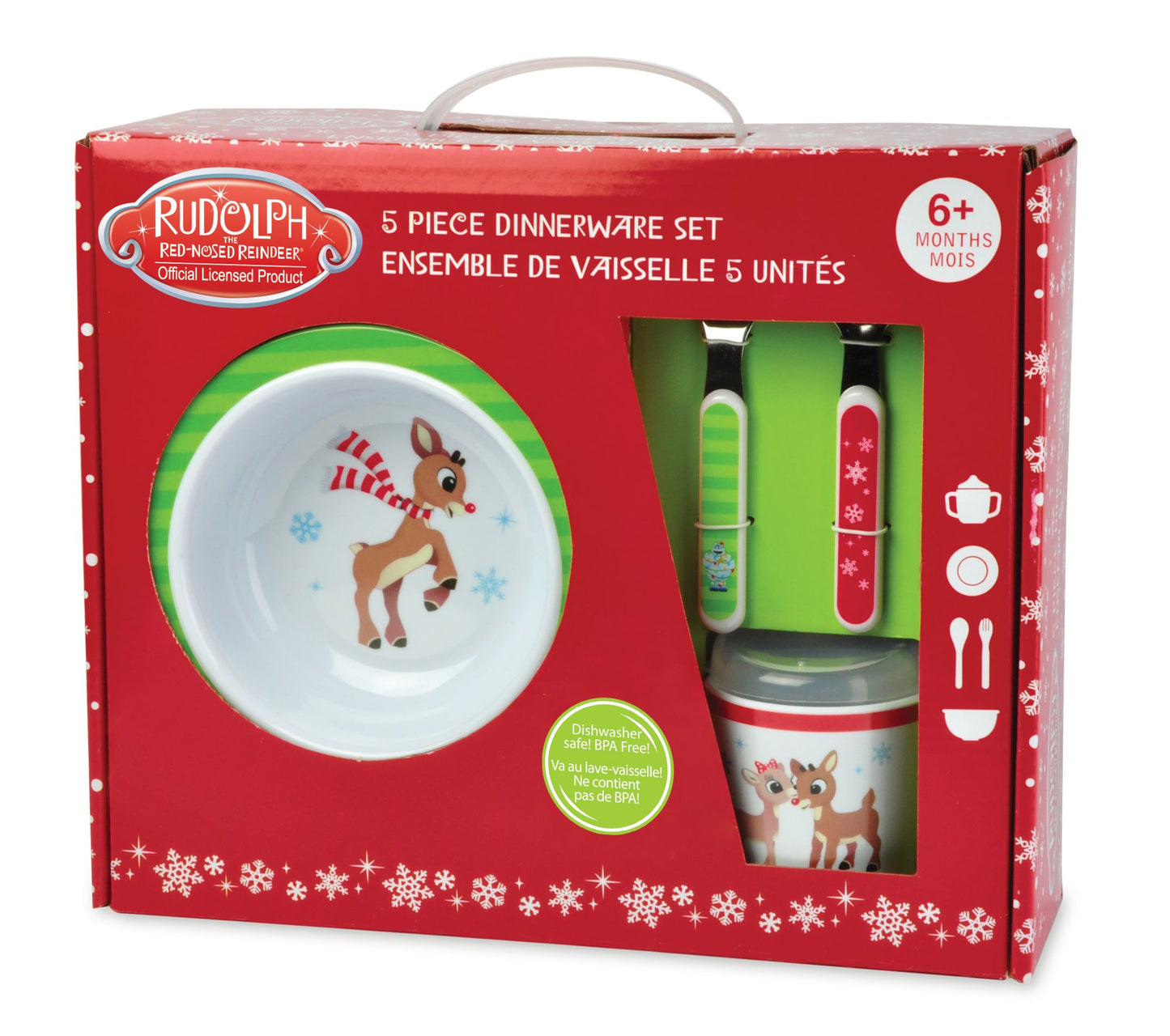 Rudolph 5 Piece Melamine Set