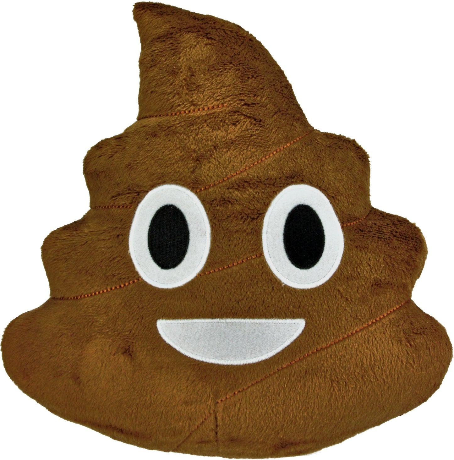 Emoji small plush pillow: Poo