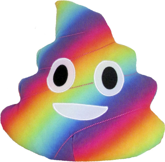Preferred Emoji - Pillow Small - Rainbow Poop