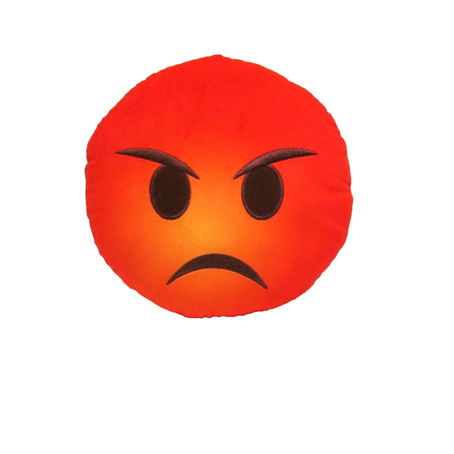 Emoji Angry Face Large Pillow