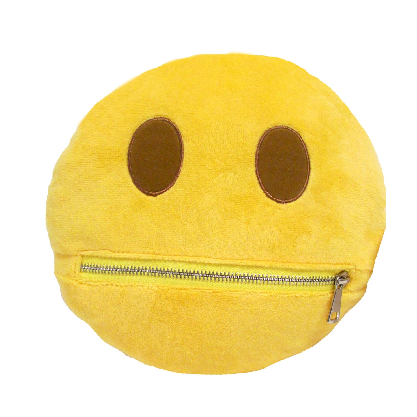 Emoji Zipper Large Pillow