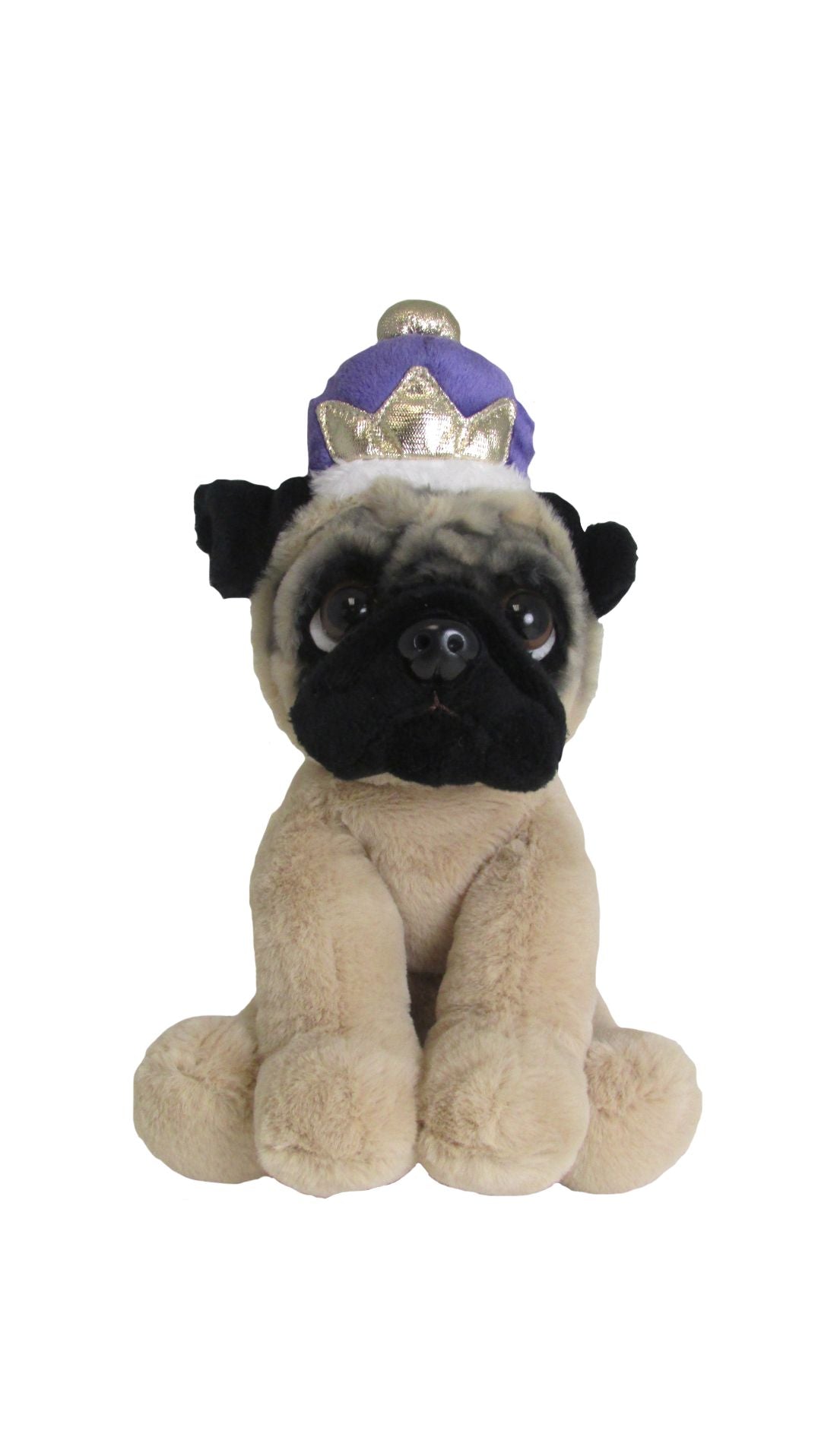 Doug The Pug Wearing Crown