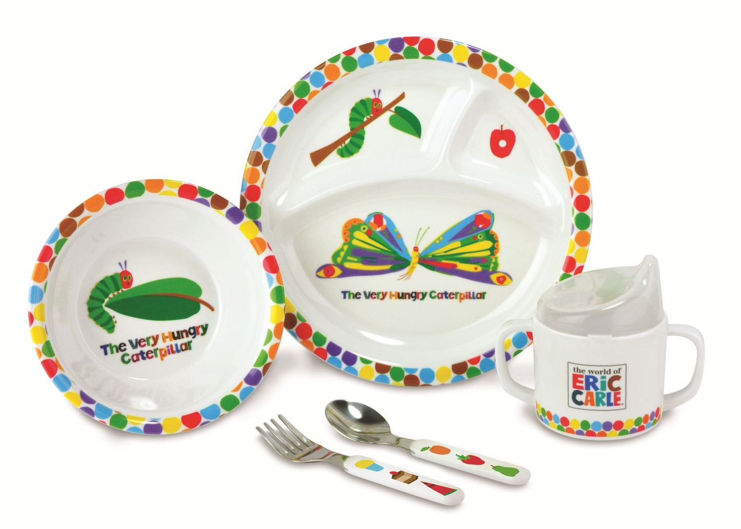 Eric Carle Melamine- Dishes & Cup