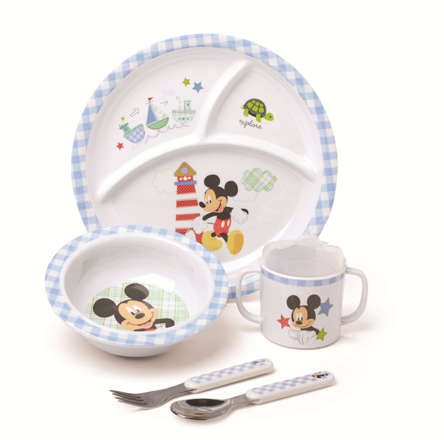 Mickey Mouse 5 Piece Dinnerware Set