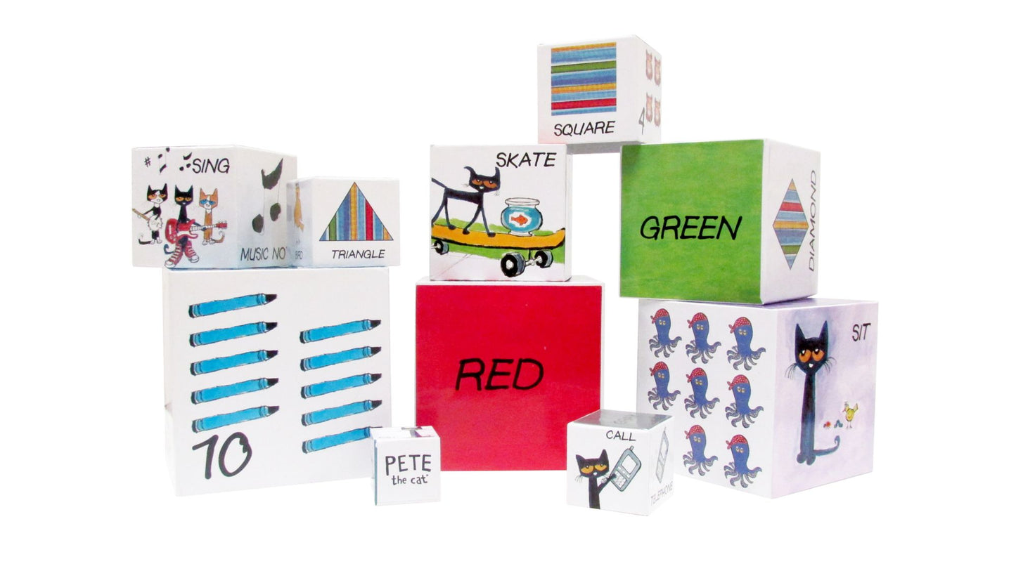 Pete The Cat- Nesting Blocks (includes 10 blocks)