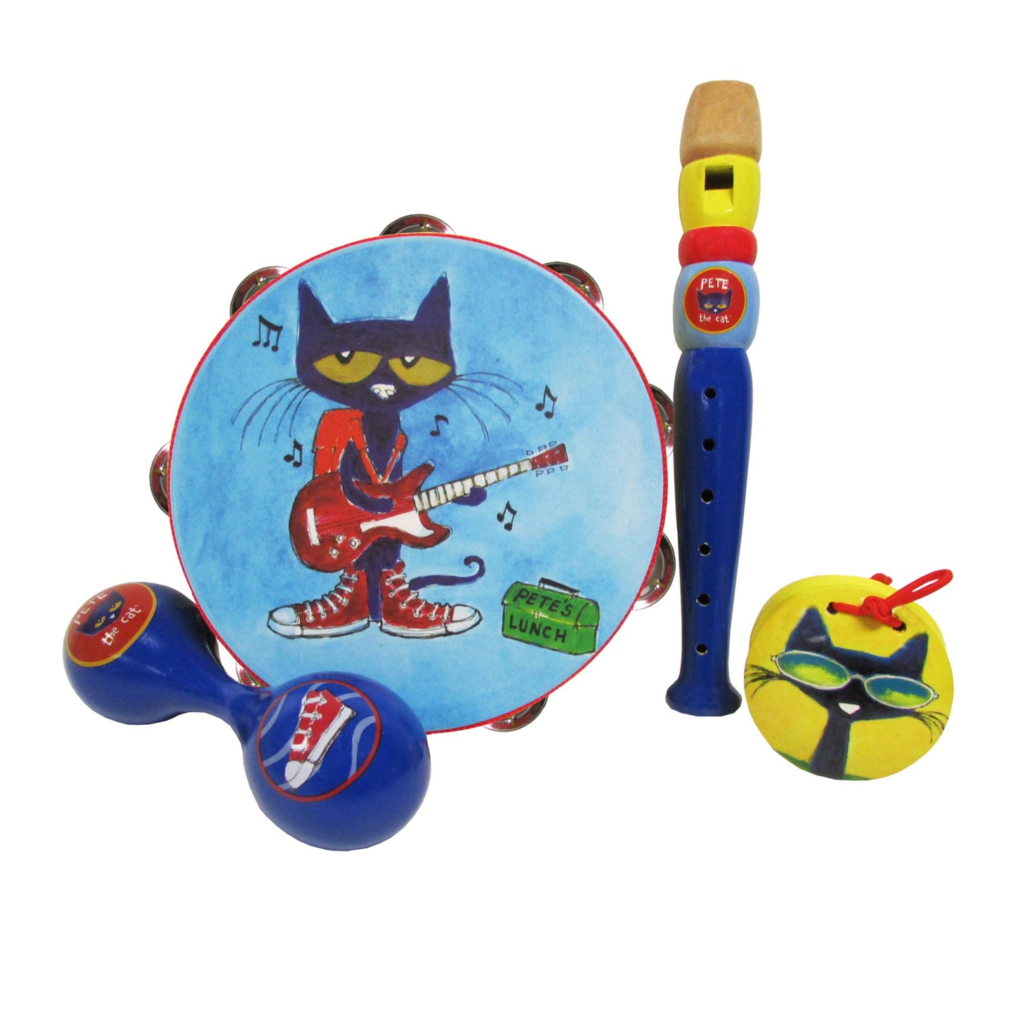 Pete the Cat 4pc. Wood Instrument Set