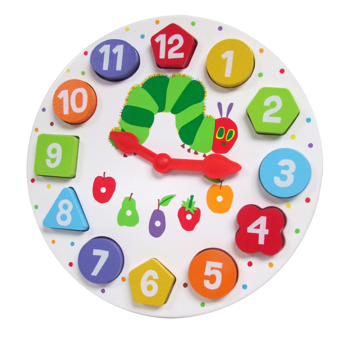 Eric Carle-Wood Teaching Clock