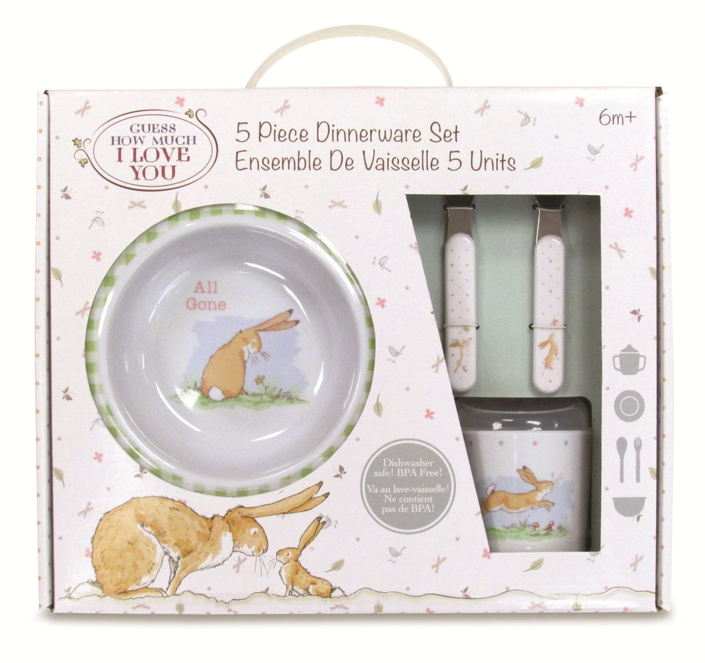Guess How Much I Love You - 5 Pc Melamine Set