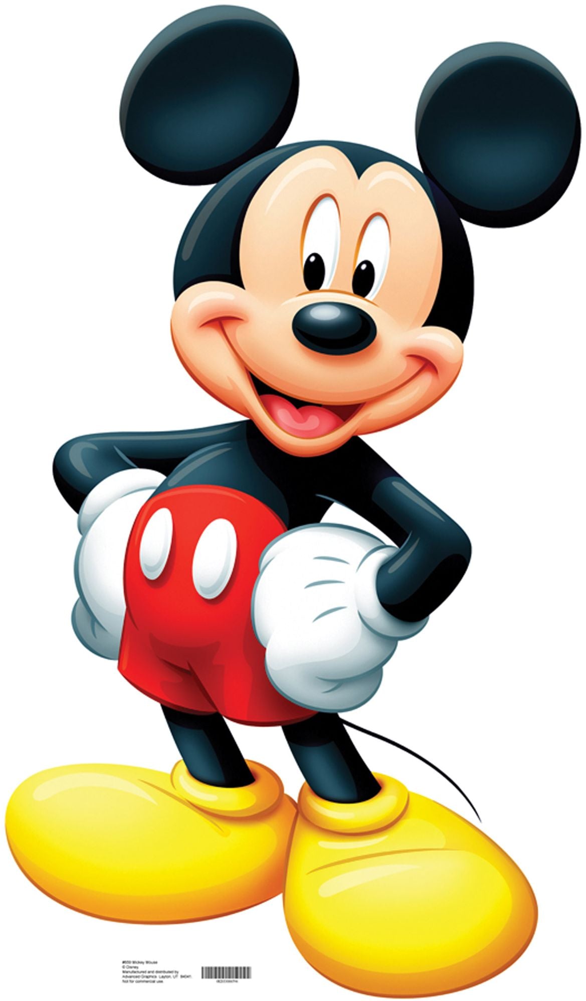 Advanced Graphics 659 Mickey Mouse Life-Size Cardboard Stand-Up