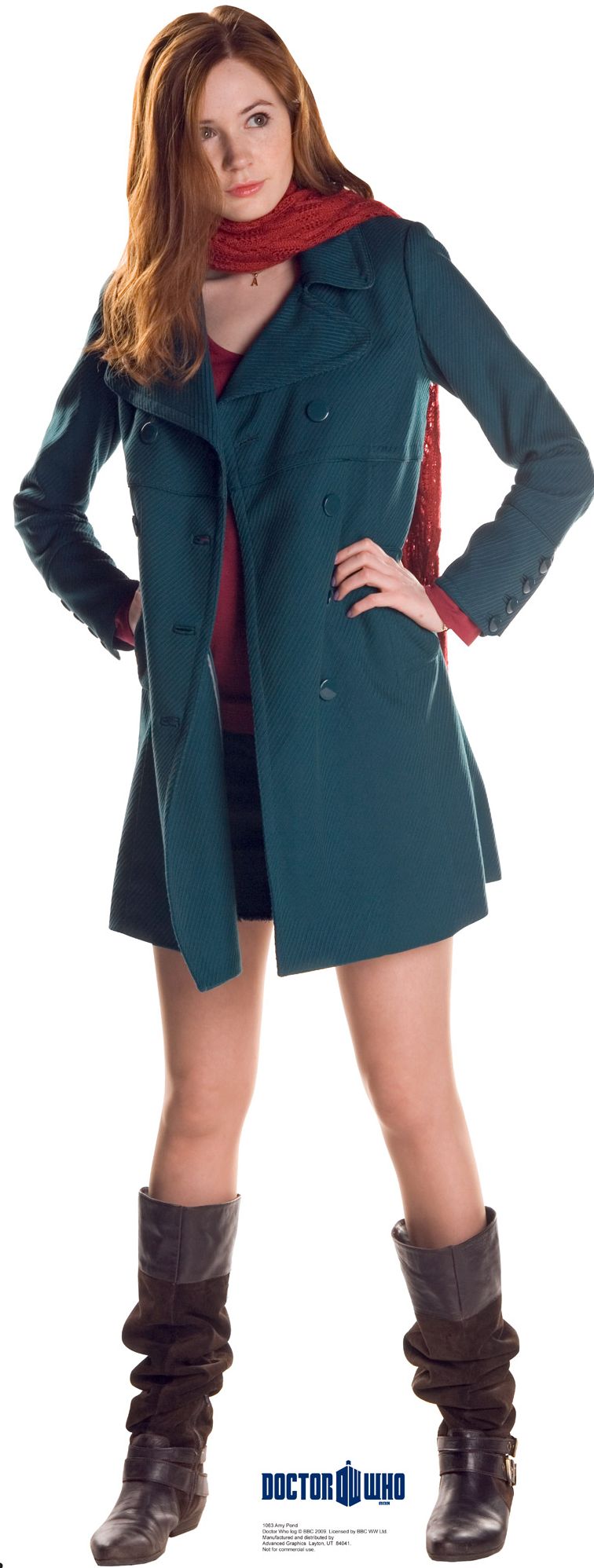 Advanced Graphics 1063 Cardboard Standup Amy Pond - Doctor Who