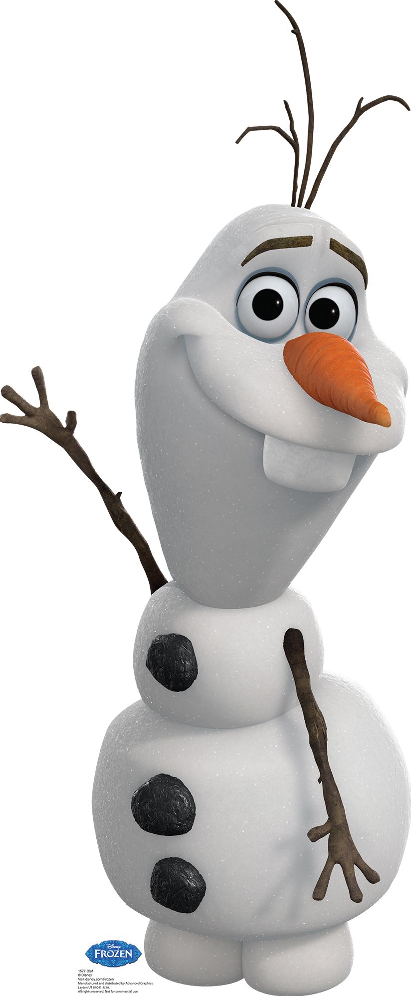 Frozen Olaf Cardboard Standup