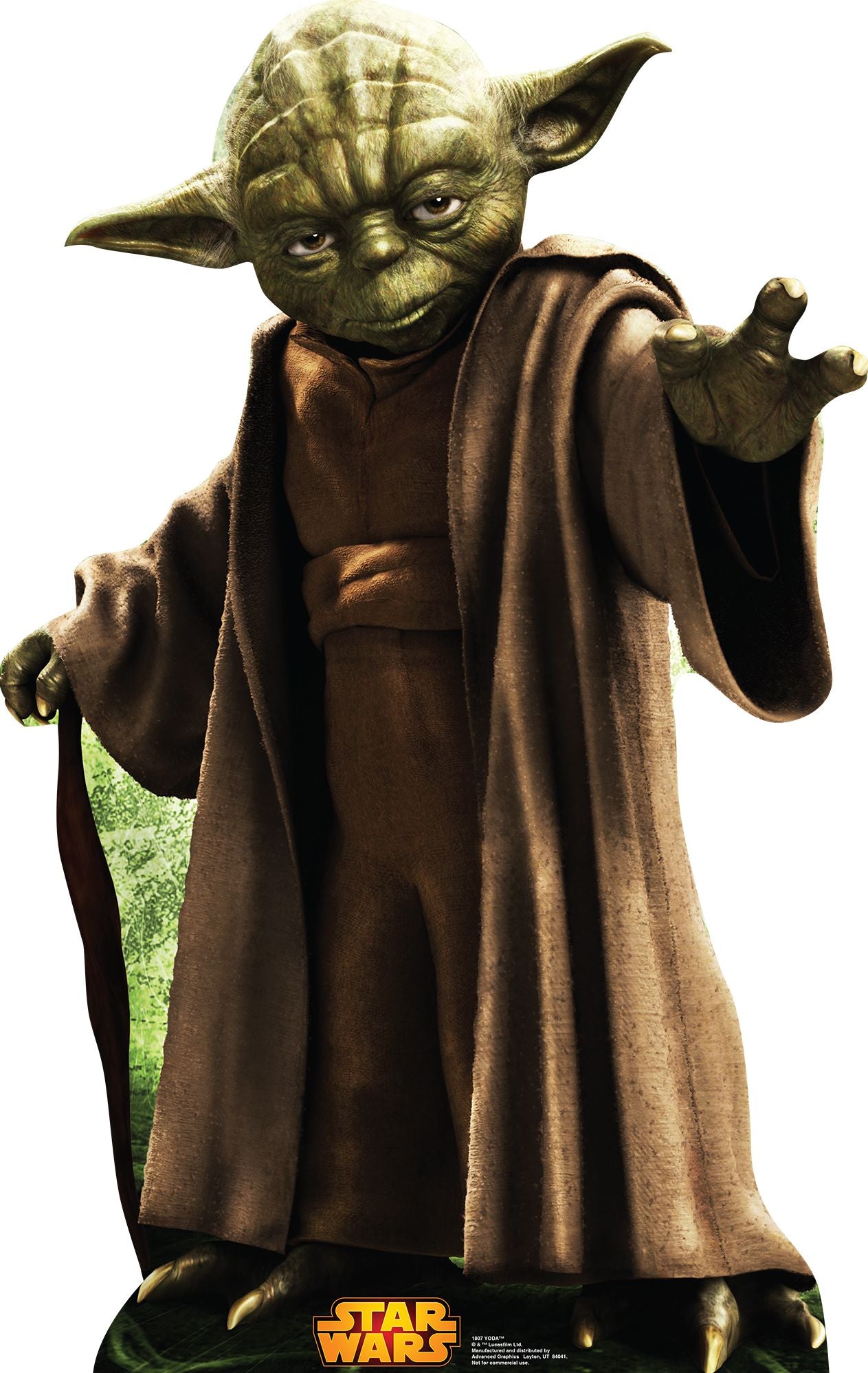 Star Wars Yoda Cardboard Standee