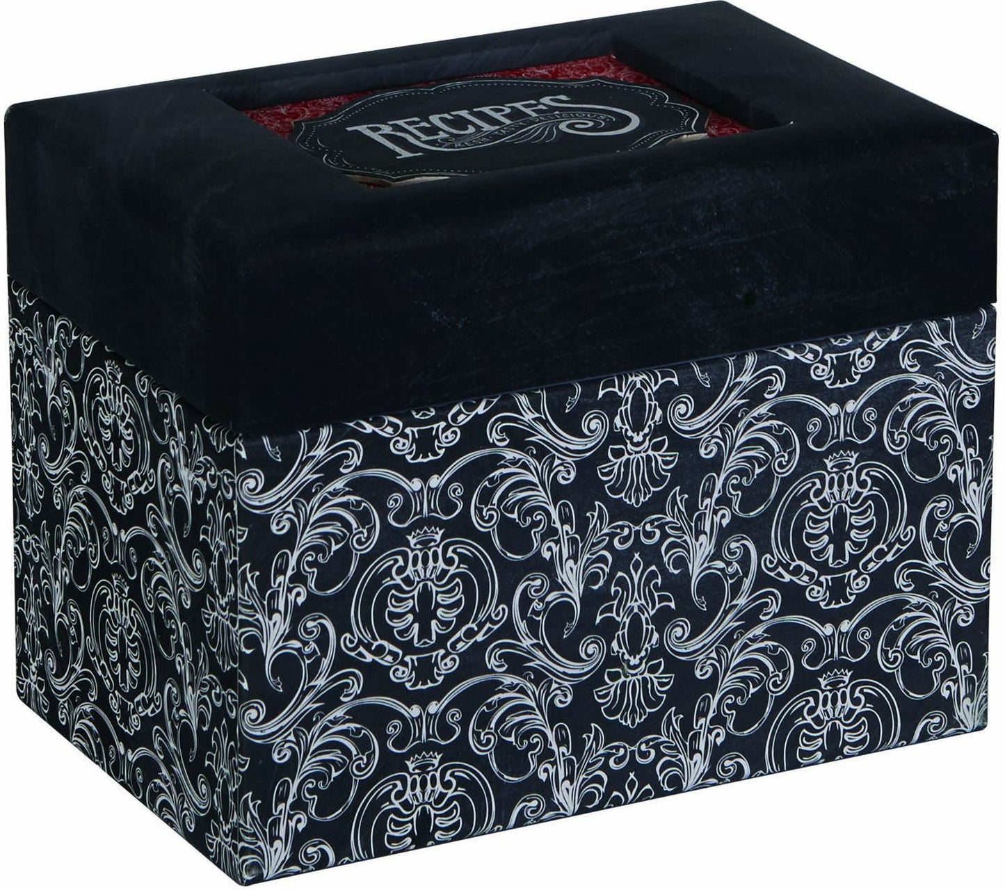 Savory Eats Recipe File Box