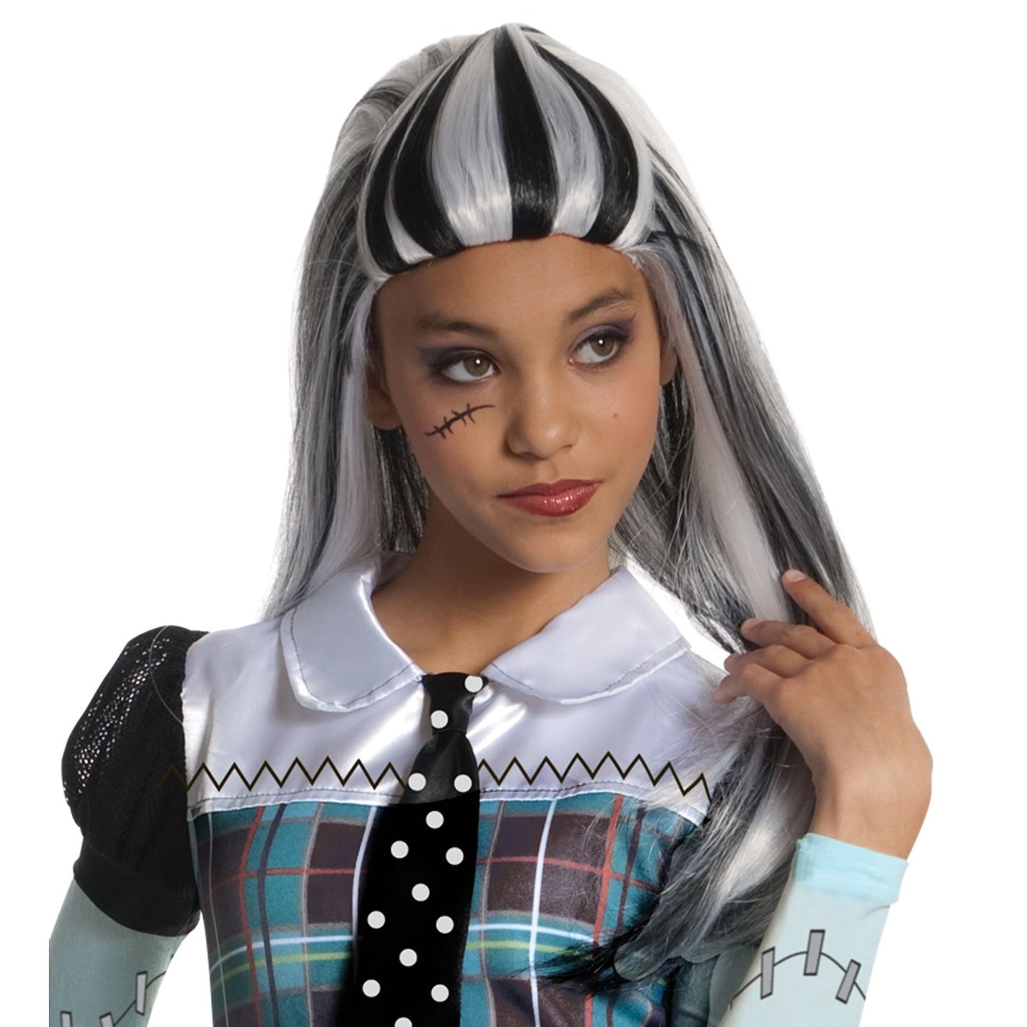 Teen Girls Monster High Wig - Frankie Stein