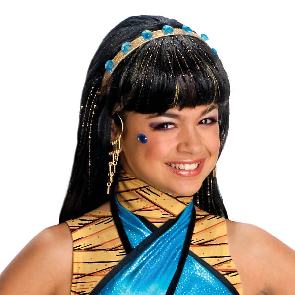 Costumes 211483 Monster High- Cleo de Nile Wig- Child